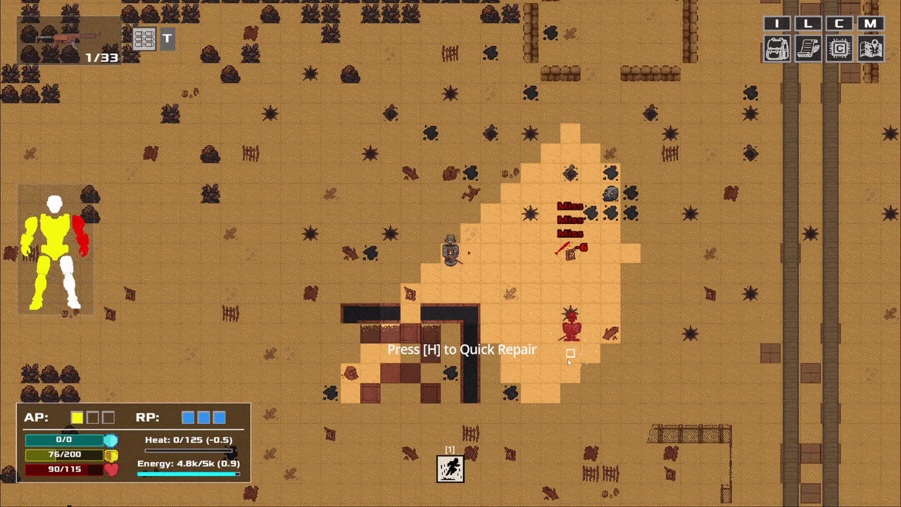 Combat and Looting